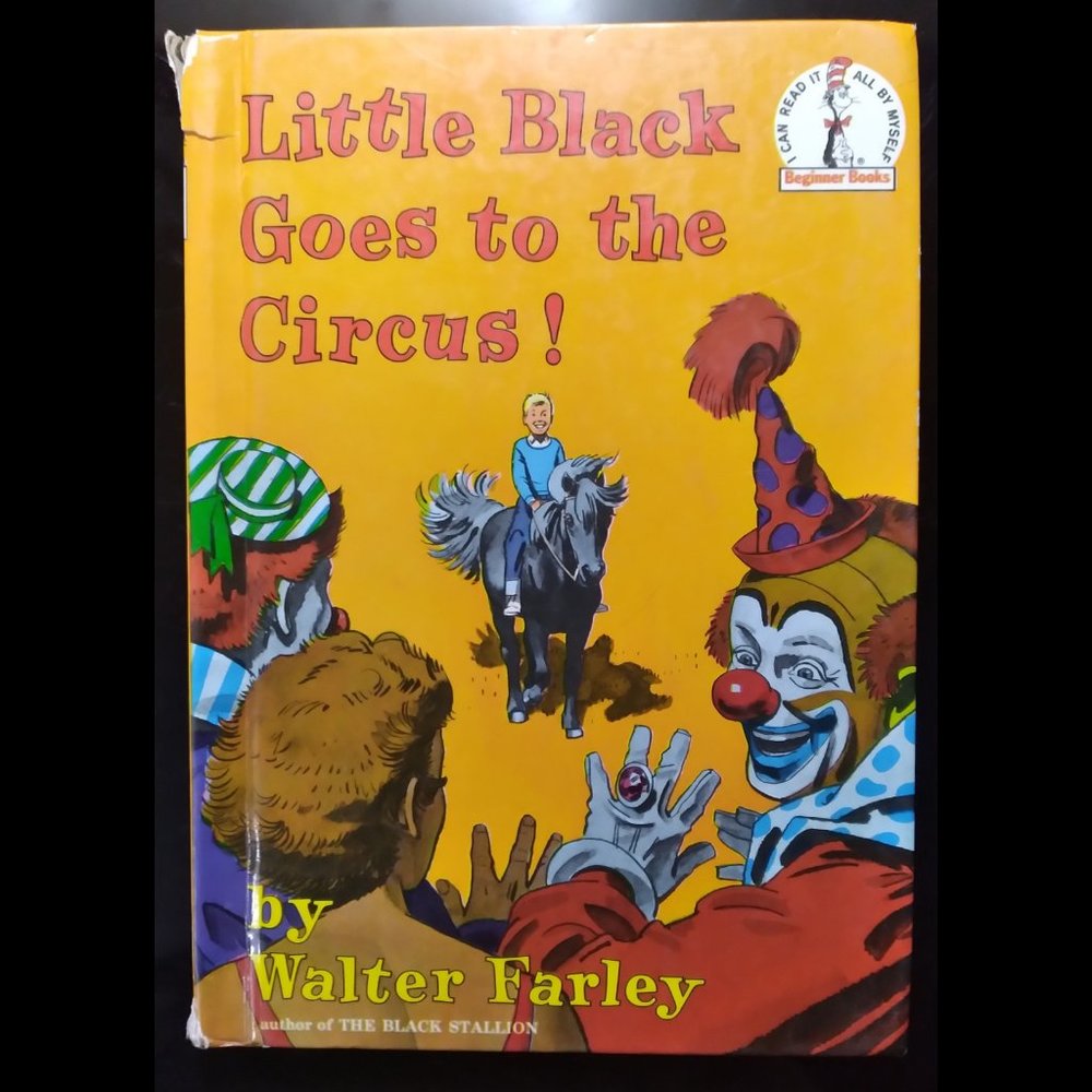 Original 1963 Little Black Goes to the Circus dr. Seuss Book Collection